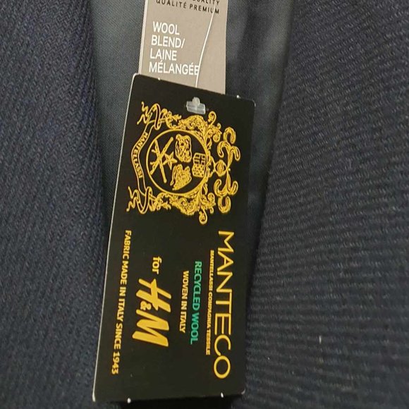 BNWT Giuliva Heritage x HM Sleeveless Wool-blend Coat - XS - Midnight Blue - Picture 6 of 7